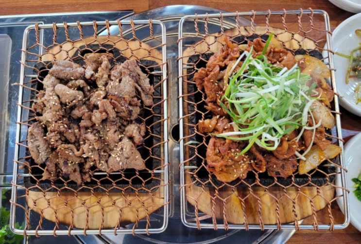 [전주 신시가지]숯불에 구운 돼지불고기 한식당, 효자동 '강경불고기'