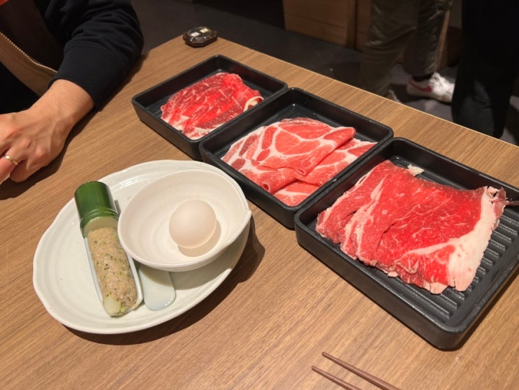  일본 고베 여행 하버랜드 모자이크 맛집 샤브샤브 무한리필 뷔페 사이노안 (Sai-no-an)
