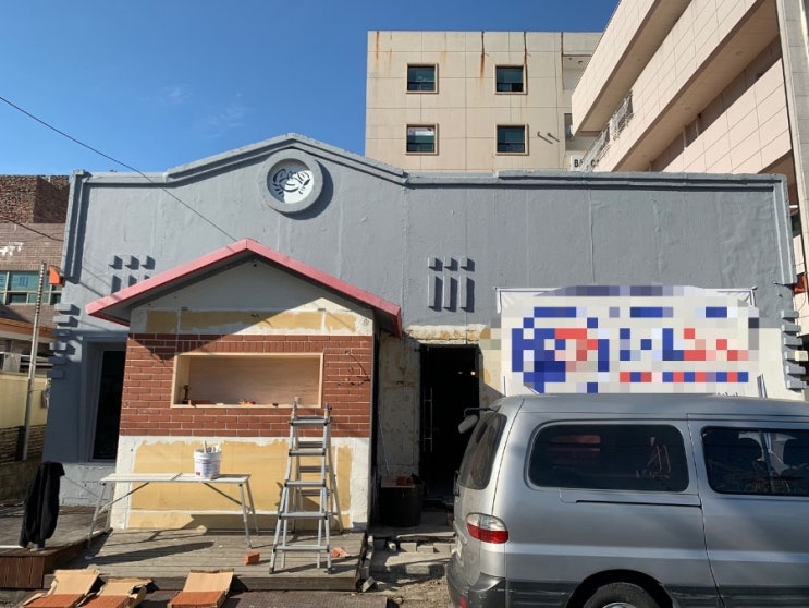 [레트로한 느낌이 너무 이쁜 상가 파벽돌 시공]울산 상가 타일 시공 오타일 파벽돌 고벽돌
