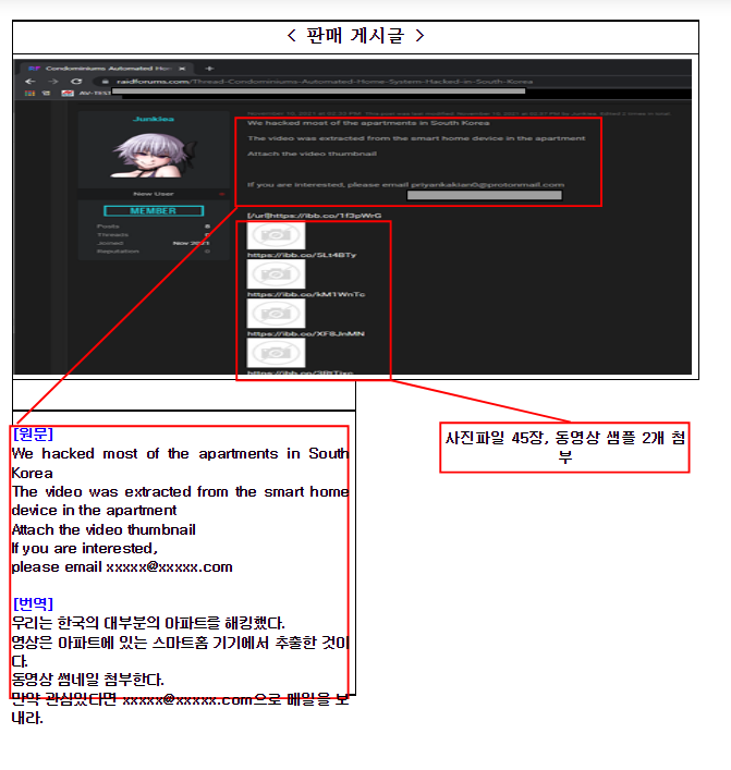 국내 수백 개 아파트 단지 서버와 세대내 통합 주택 제어판(월패드)을 해킹한 보안전문가 검거