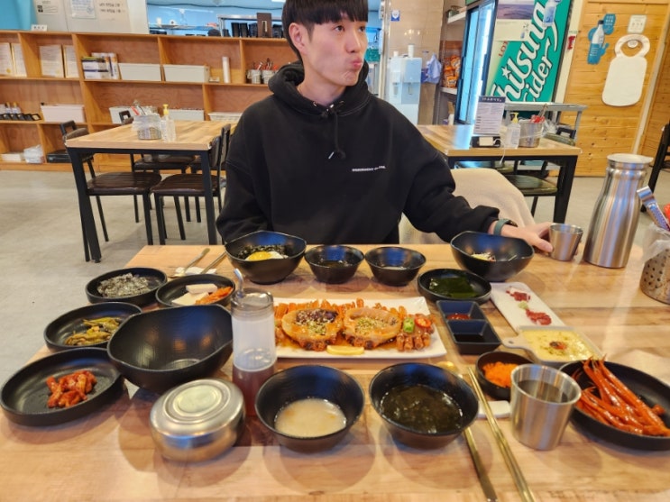 강릉 경포대맛집 홍게장이 맛있는 유환식당! 라면이 천원