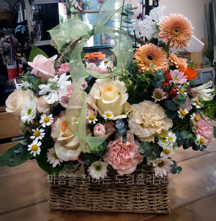  러블리 생일 꽃바구니 전주 도경 플라워