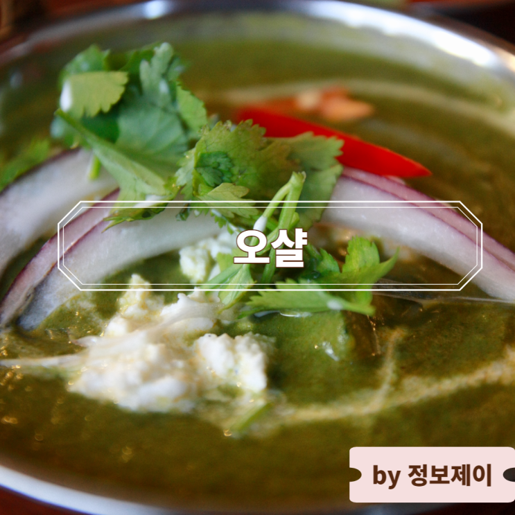  고대 안암동 인도 카레 맛집 "오샬"