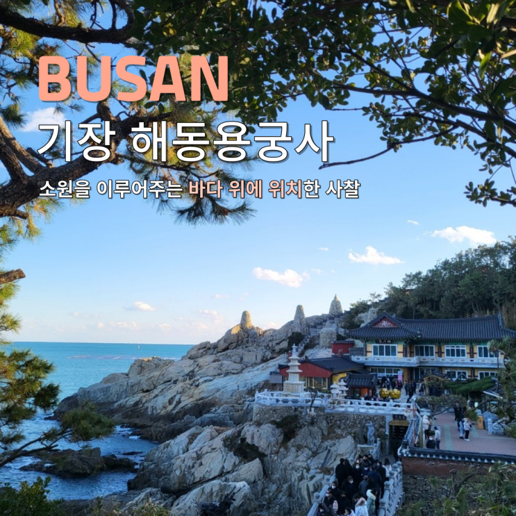  부산 해동용궁사 주차 먹거리 산책로