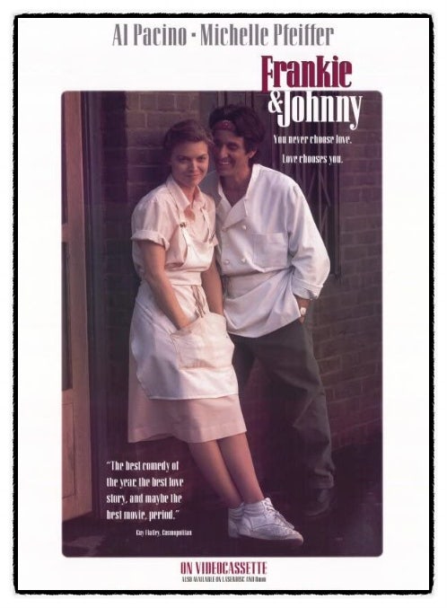  영화 프랭키와 쟈니(Frankie And Johnny, 1991) 평점 결말 / 우리는 모두가 외로운 사람들, 혼자 있기 싫어서 우린 사랑을 하네