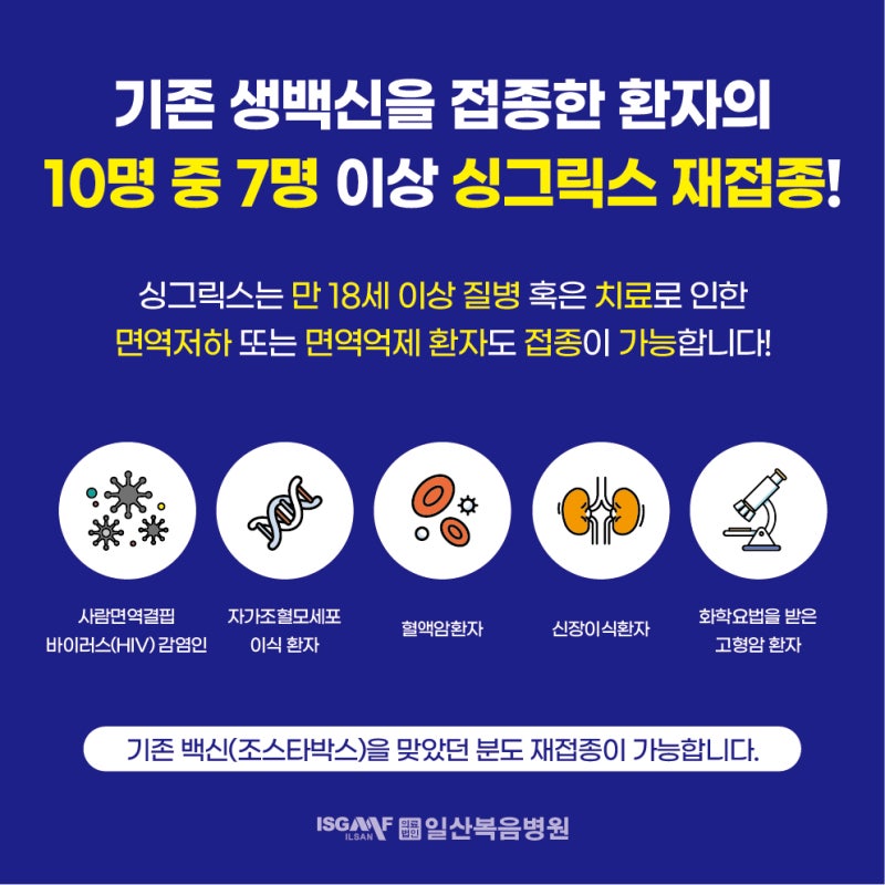 [공지] 싱글릭스 접종 안내 및 대상포진 백신 가격 4