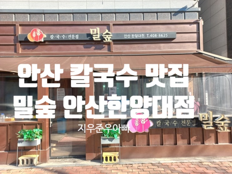 경기도 안산시 상록구 밀숲 안산한양대점 근처 칼국수 맛집 경기도 안산시 상록구 밀숲 안산한양대점 근처 칼국수 맛집