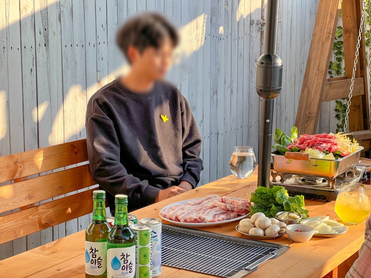  야외 업소용 숯불 바베큐 테이블 쉽게 만드는 방법 공유