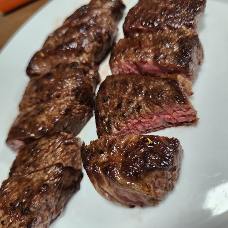  직접구운 스테끼~