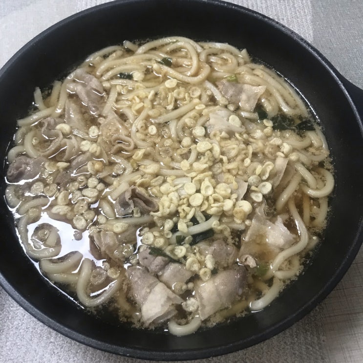  풀무원 포차우동 밀키트로 맛있는 우동만들기