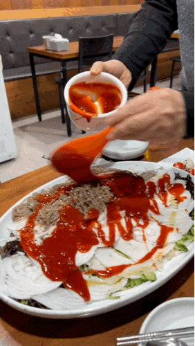  남포동 세정 / 줄 서서 기다리는 한치 모밀 맛집