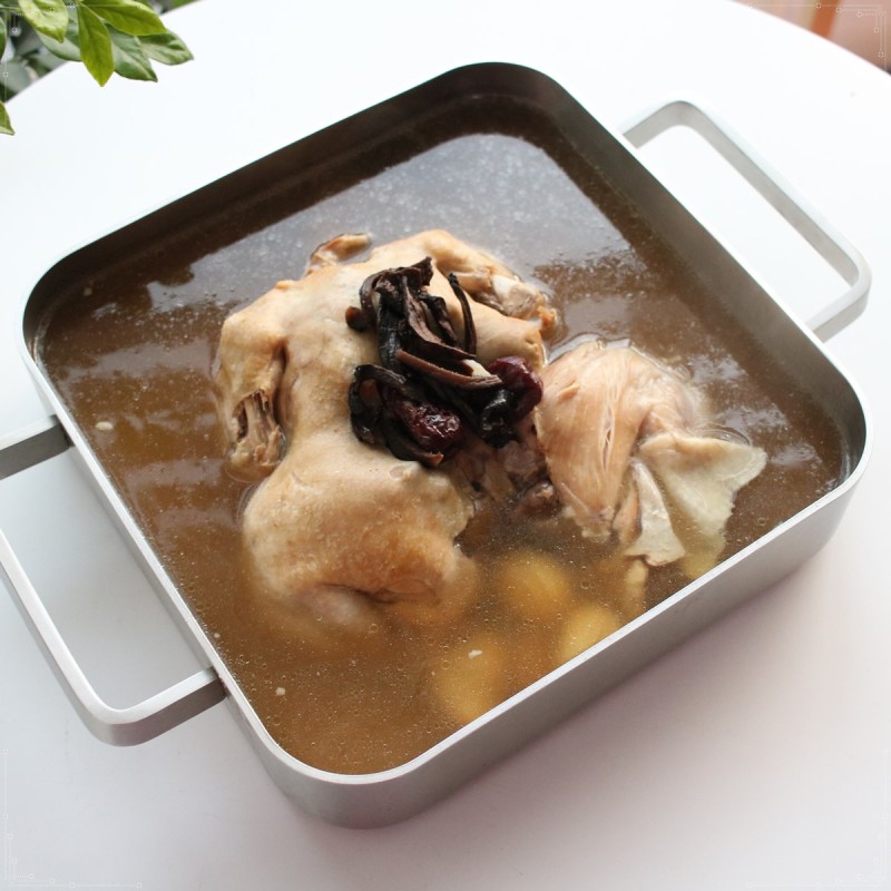 닭백숙 끓이는법 겨울보양식 압력솥 능이버섯백숙 만들기 : 네이버 블로그