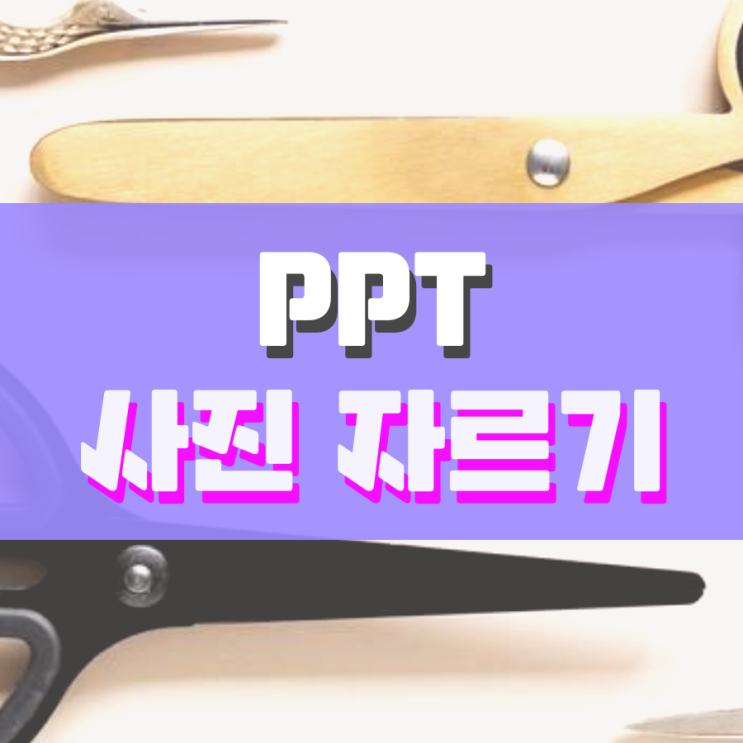 ppt 사진 자르기 이렇게 하면 돼요