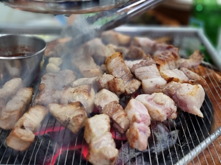 인천검단 당하동 진수정갈비 삼겹살과 돼지껍데기 맛있어~ 모임장소로 추천