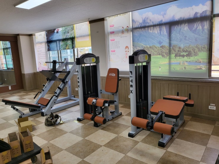  [날개스포츠] 서산석림중학교 체육관 헬스기구 설치, 학교 헬스기구 납품