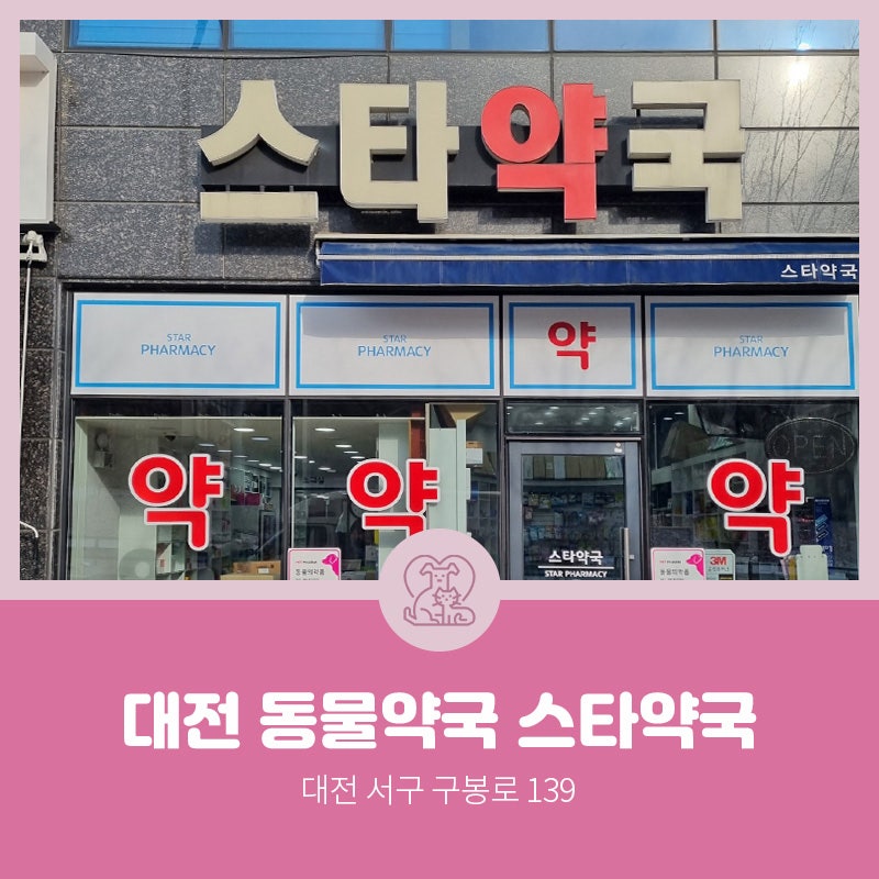 [대전동물약국] 대전광역시 동구 효동 영성일약국