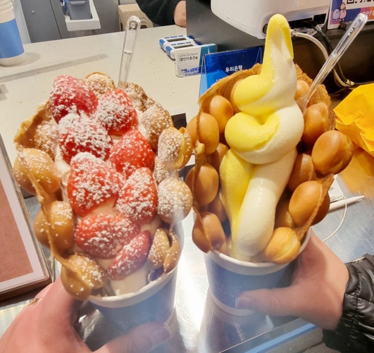  와플 아이스크림 맛집 여수달구나