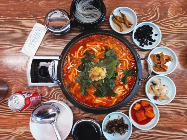 김포사우동맛집 김포곱창전골 초원식당