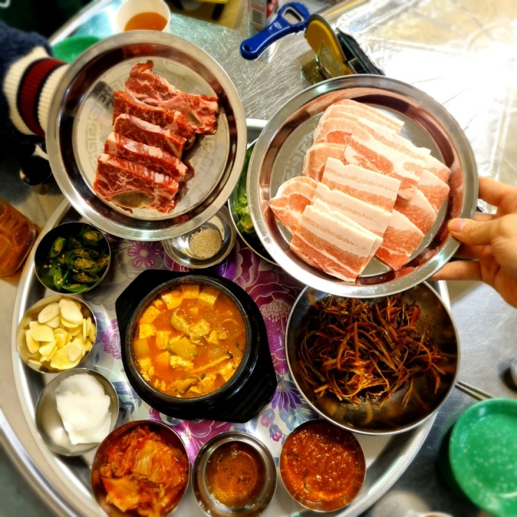  전주 객리단길 고기집 냉삼맛집추천 부영상회 냉동삼겹살