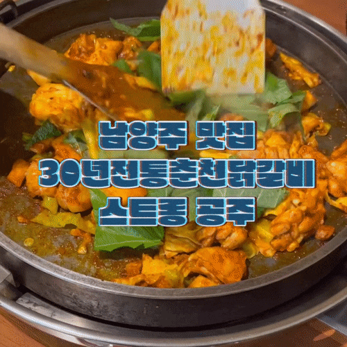  남양주 진접 맛집 30년전통춘천닭갈비 막국수 후기