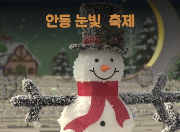  안동눈빛축제 눈꽃축제 개막  그런데 말입니다!!