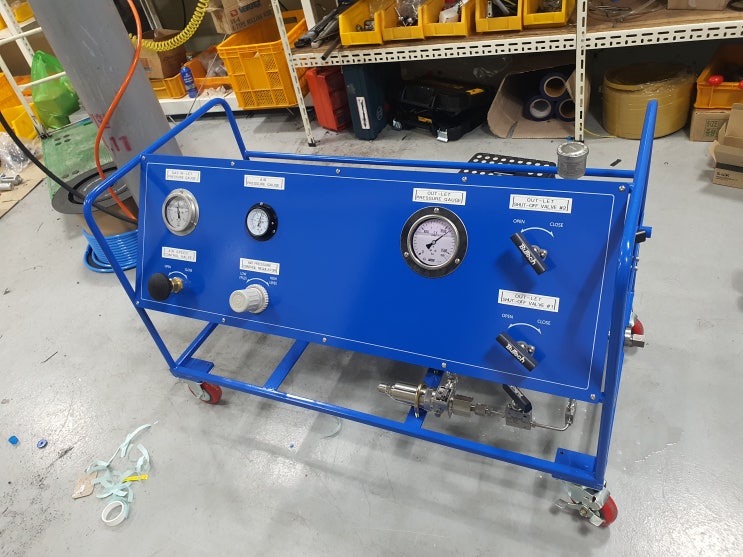  H2 GAS BOOSTER UNIT (1,000bar) - 수소 가스반복시험