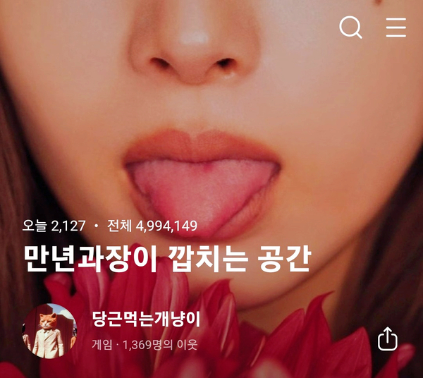 개냥이 블로그 오늘 500만 찍겠는데요? 개냥이 블로그 오늘 500만 찍겠는데요?