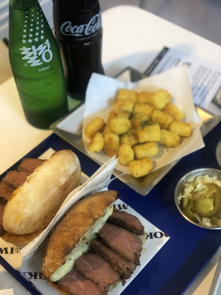  제주도 노형동에서 맛볼수있는 토시살 수제버거 맛집 미국식