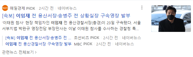  이태원 참사 용산서장 구속 사안에서의 법리 문제