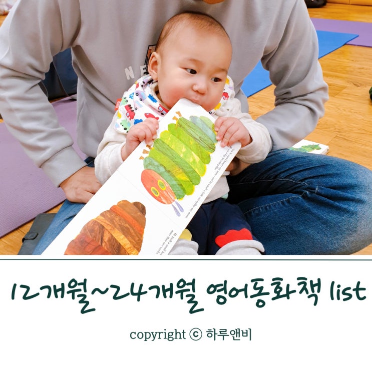  12개월에서 24개월 영어동화책 독서 기록