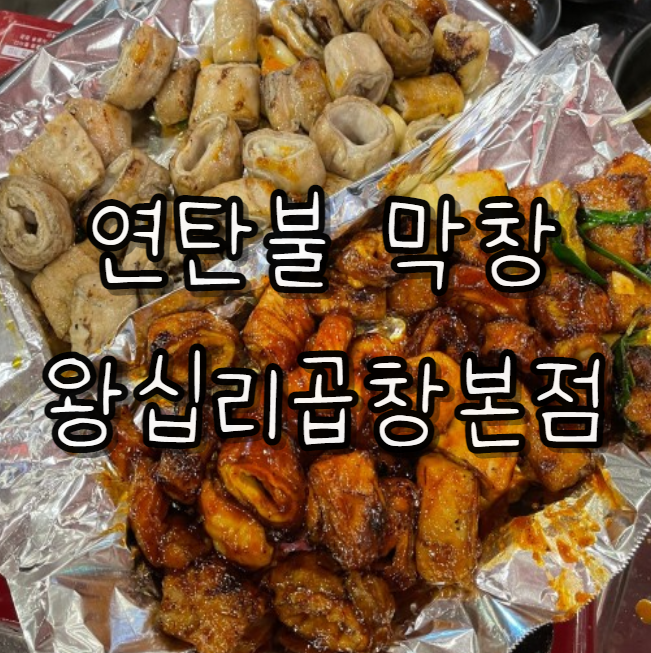  강북구 맛집) 30년째 연탄불에 막창 구워주는 왕십리곱창 본점