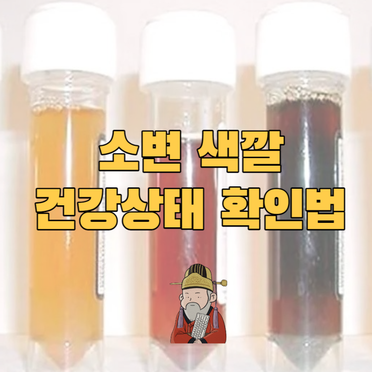  소변 색깔 및 건강상태 확인하는 법