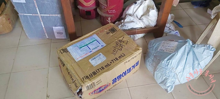  [인도 첸나이 일상] Santa has come to Chennai. 한국에서 온 크리스마스 선물, 오예아!