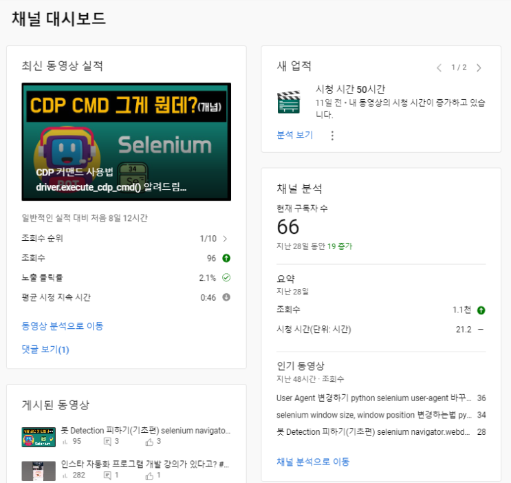  유튜브 수익화 수익창출 구독자 66명으로 100만원 버는 방법? So Easy