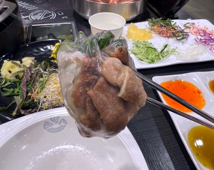  메가박스 미사강변 맛집 소담촌 하남 미사점 샤브 월남쌈 고기 쿠폰 받아 가세요