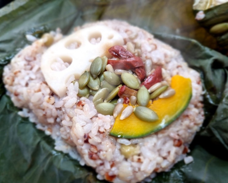  동두천맛집 왕방명가 연잎밥정식 냉면맛집 얼음썰매타기