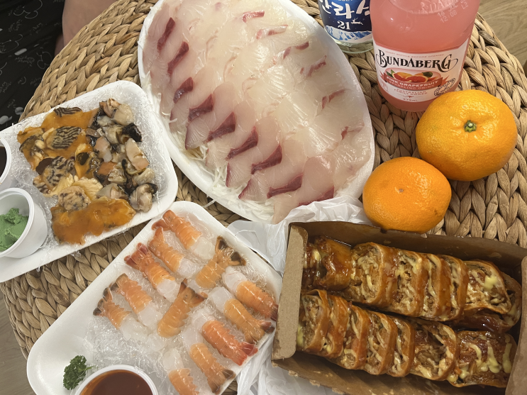  [제주도] 제주도에서 먹은 음식(제주 어향원, 심박돈 숙성 흑돼지, 한림 칼국수, 동문재래시장, 은희네 해장국, 제주공항 고기 국수)