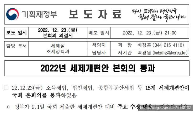  금투세(금융투자소득세) 유예 확정 (Ft. 대주주 요건 및 2022년 세제개편안)