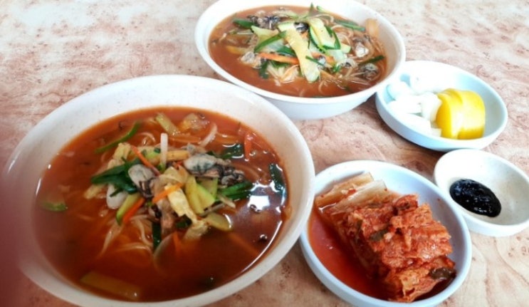  태안 해장으로 끝내주는 굴짬뽕