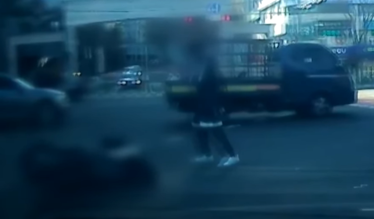경기 성남 하대원동 14톤 <b>화물차 오토바이 충돌</b> 사망<b>사고</b>