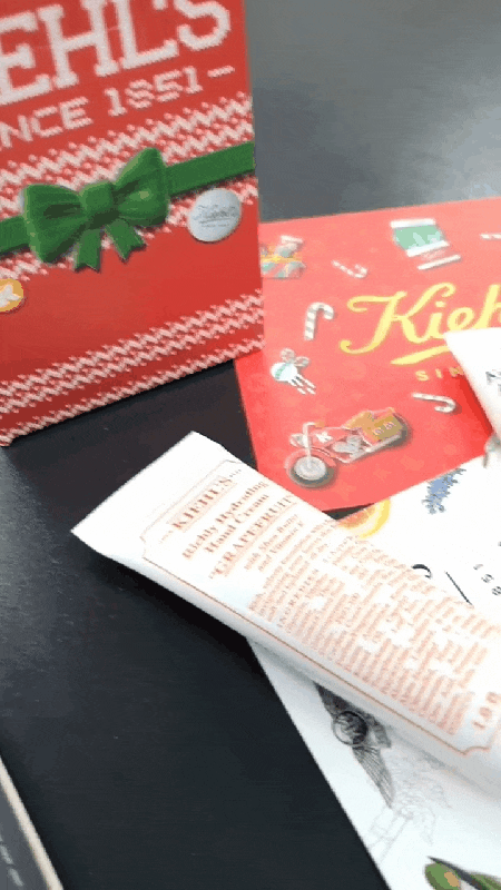  카카오톡 선물하기로 받은 키엘 핸드크림&립 밤 사용 후기_건조한 겨울 필수 템
