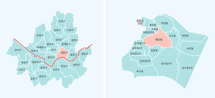 [지역분석 6탄] 서울시 성동구 (왕십리,옥수, 행당동)