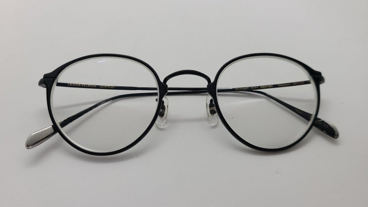  [안경수리] 올리버피플스 도슨 (Oliverpeoples. dawson) 금속테 도색 수리 안경수리점 레파로