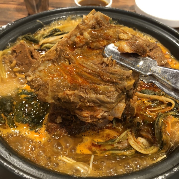  송도 감자탕 인천대입구역 맛집 청기와감자탕 킹정