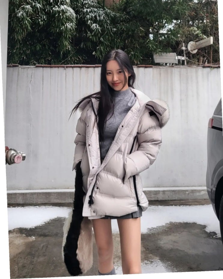 가수 선미, 한파에도 각선미는 절대 포기 못해...강추위 생존템 퍼후드 패딩룩 가수 선미, 한파에도 각선미는 절대 포기 못해...강추위 생존템 퍼후드 패딩룩