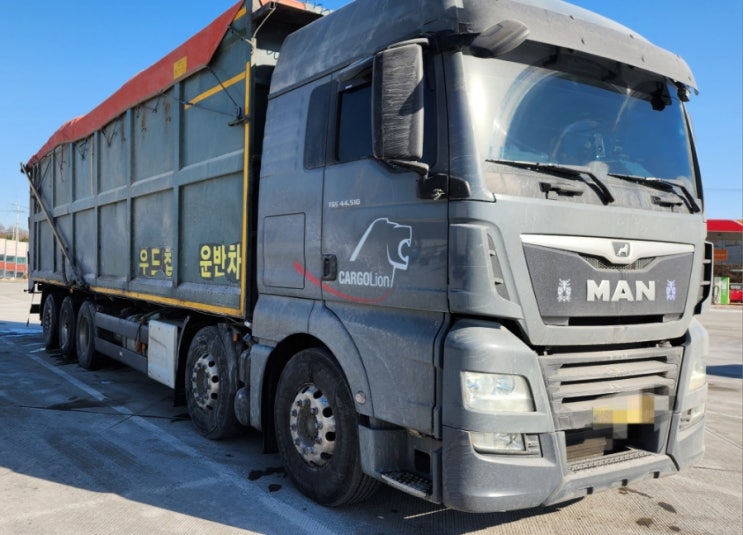  만트럭 MAN TGS 44.510 S510 워킹카 우드칩운반차 2020년식 신차가 3억 코리아삼성특장 수입차워킹카 특트럭