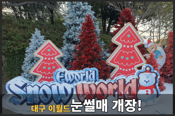  이월드 눈썰매장 방문후기 및 83타워 & 하늘자전거