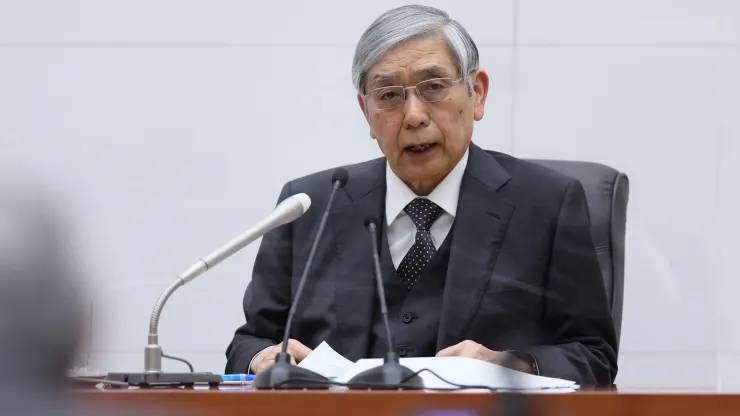  일본은행 총재 구로다 하루히코; 단기적으로 완화정책 가능성 없어