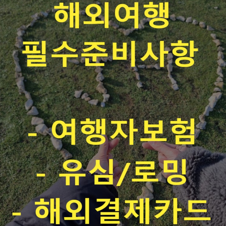  내돈내산 해외여행 필수준비사항 여행자보험 유심칩 로밍 비교 결제카드 유럽 영국 프랑스