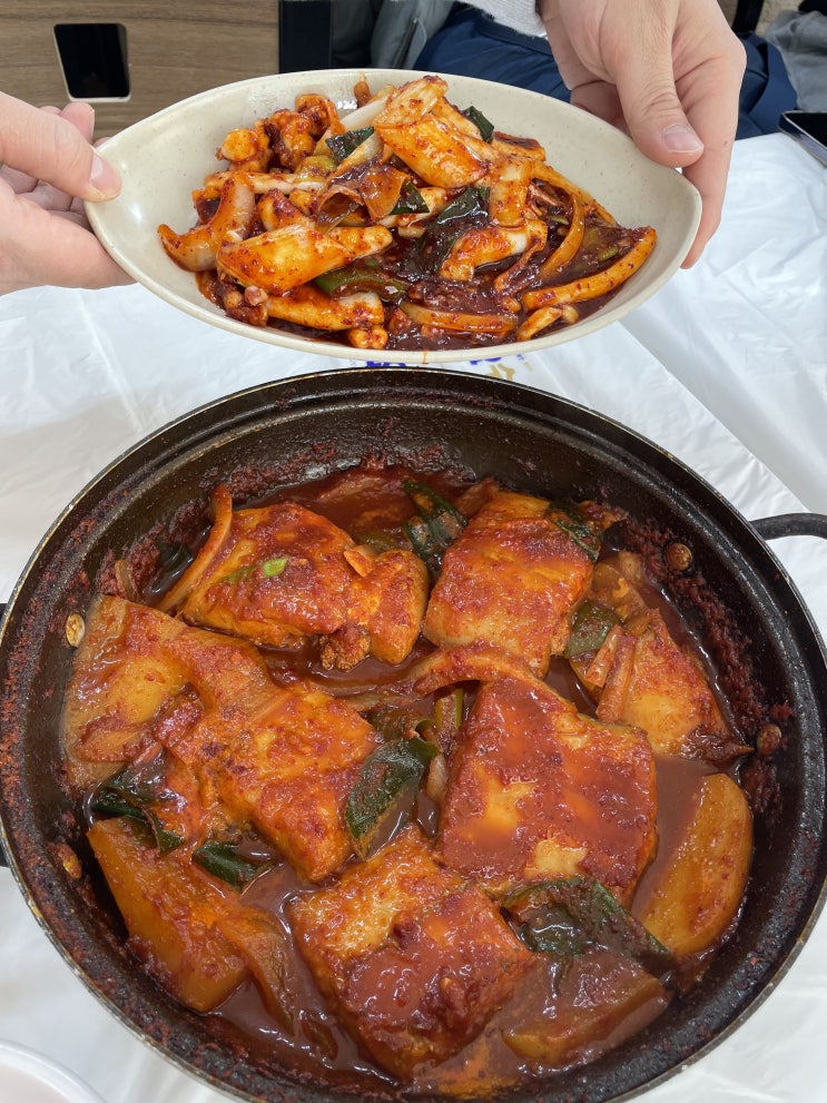  강원도 강릉) 정화식당 오징어볶음 갈치조림 맛집
